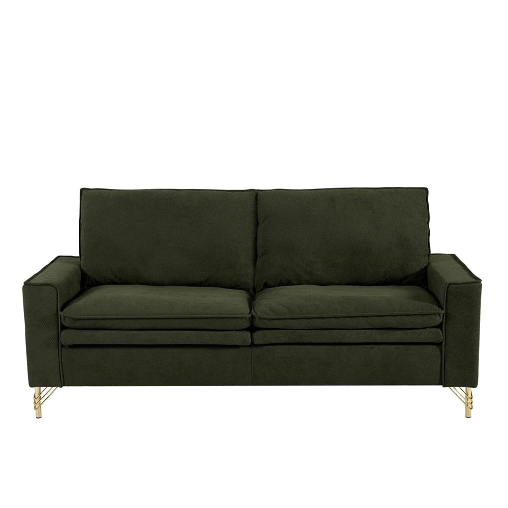 78-inch 2-seat Cotton Linen Fabric Small Sofa K661762