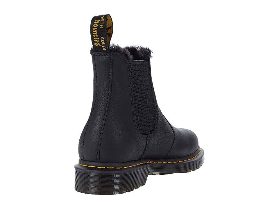 Black Faux Fur Lined Chelsea Boots P243054