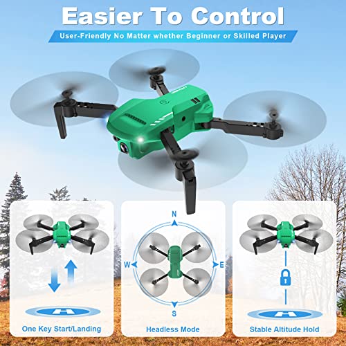 Drone with Camera 1080P HD, FPV Foldable Drone with Carrying Case, 2 Batteries, 90° Adjustable Lens L231