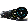 Black Olympic Bumper Plate Weight Plate with Steel Hub J419