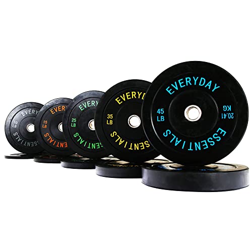 Black Olympic Bumper Plate Weight Plate with Steel Hub J419