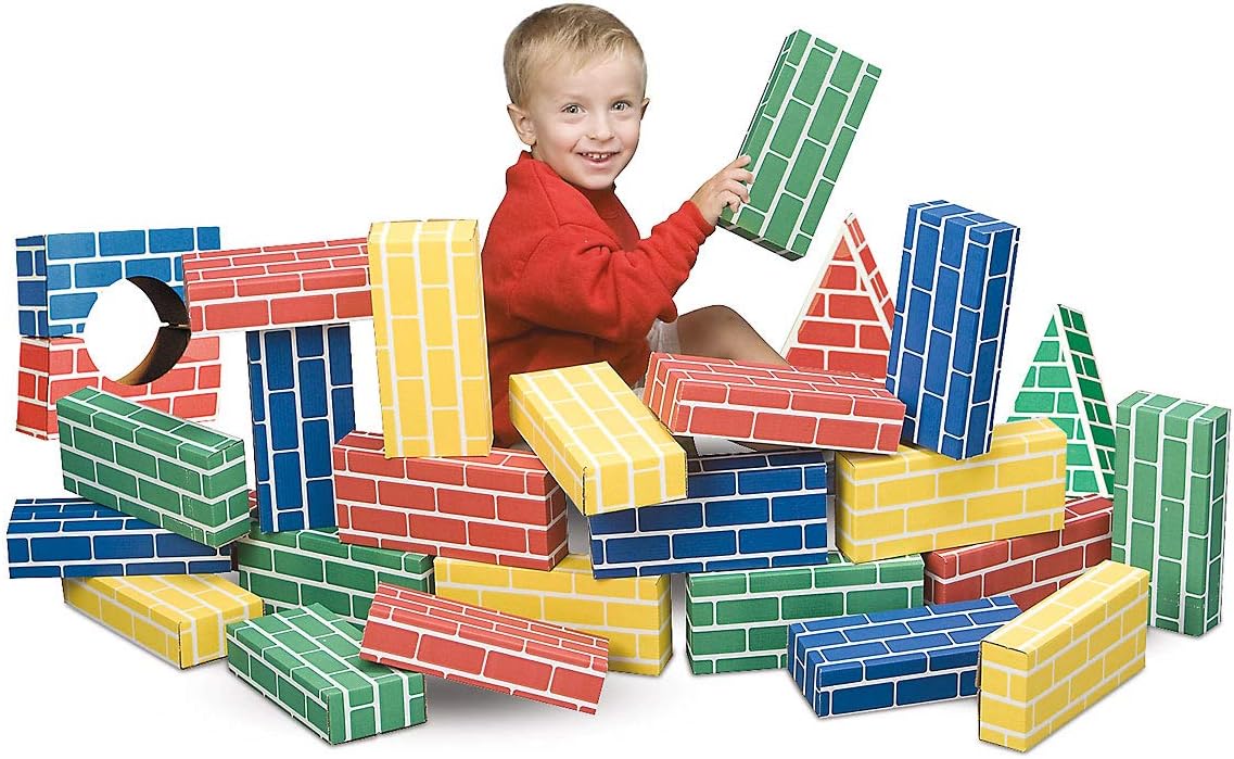 Kids Cardboard Bricks, Set of 24 Y978163