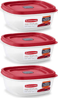 Red Square 5-Cup Food Storage Container (Pack of 3) L396304