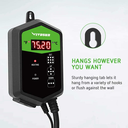 20.75 Seedling Heat Mat and Digital Thermostat Combo Set P246246