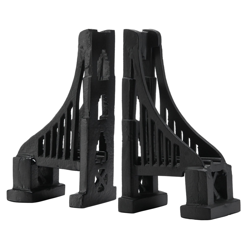 Cast Iron Bridge Bookends M1162