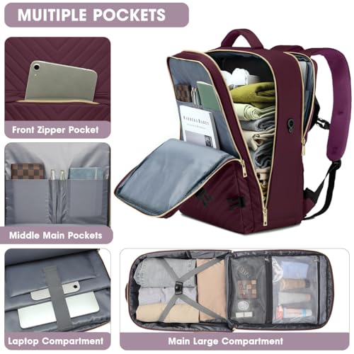 Light Blue Waterproof Travel Backpack X1007