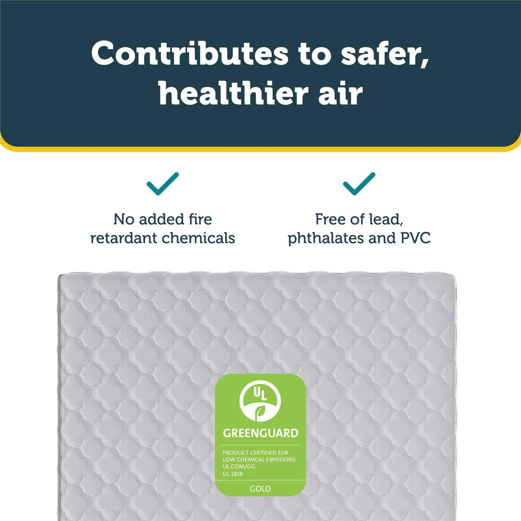 2-in-1 Antimicrobial Crib & Toddler Mattress A30531