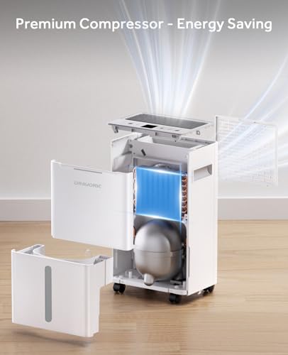 21 Pints Dehumidifier with Continuous Drain Hose I535396