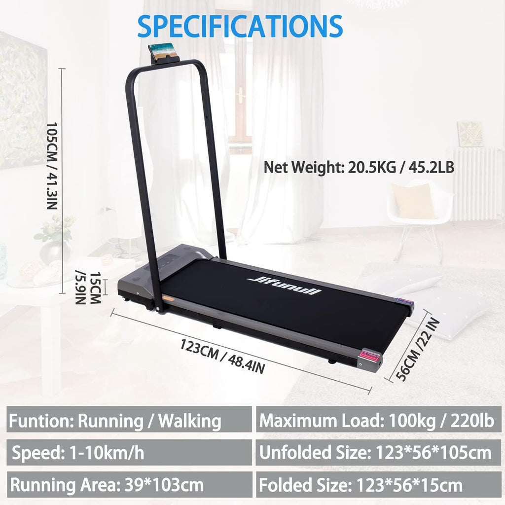 2-in-1 Under Desk Treadmill with LED Display N57248