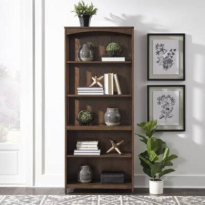 72'' H x 30'' W Standard Bookcase D3329