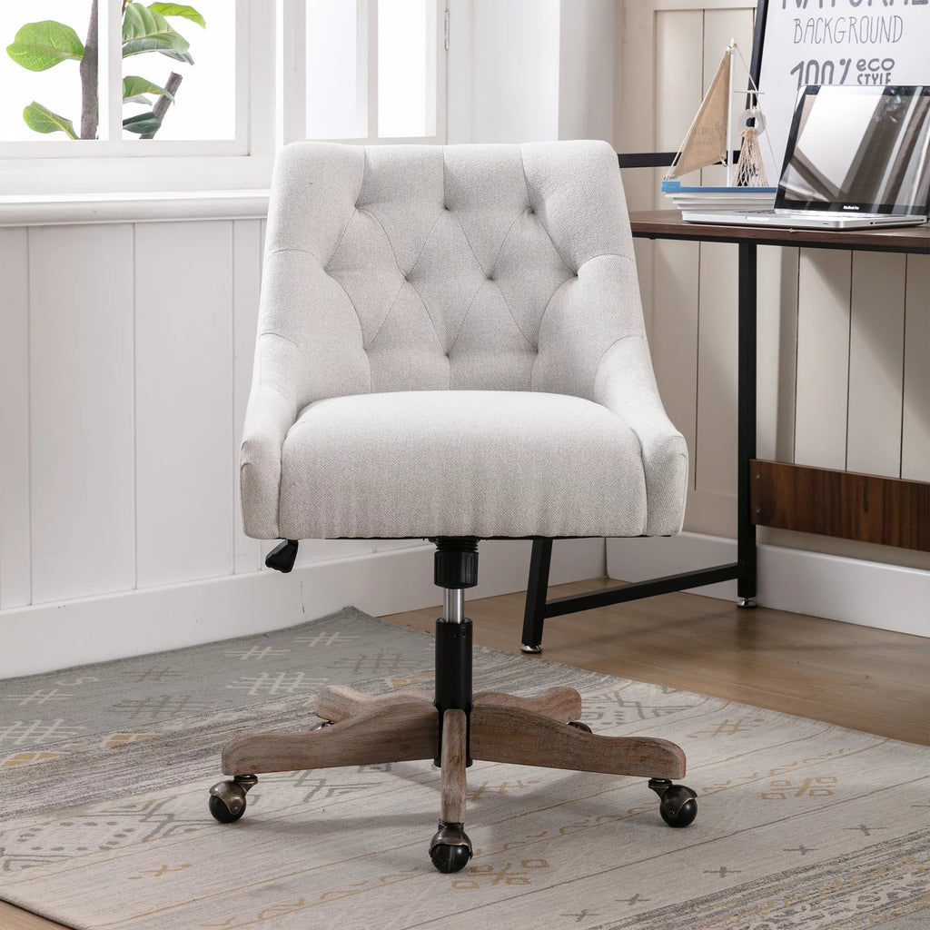 Beige Swivel Shell Chair H316