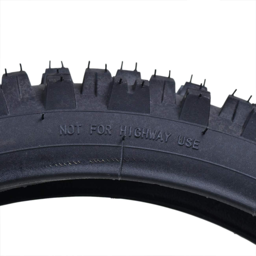 60/100-14 14'' Knobby Tire With Tube Pack of 2 T4792