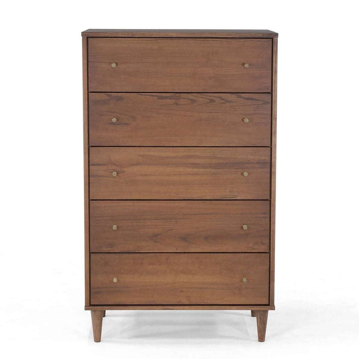 Walnut 5 Drawer Chest Q479829