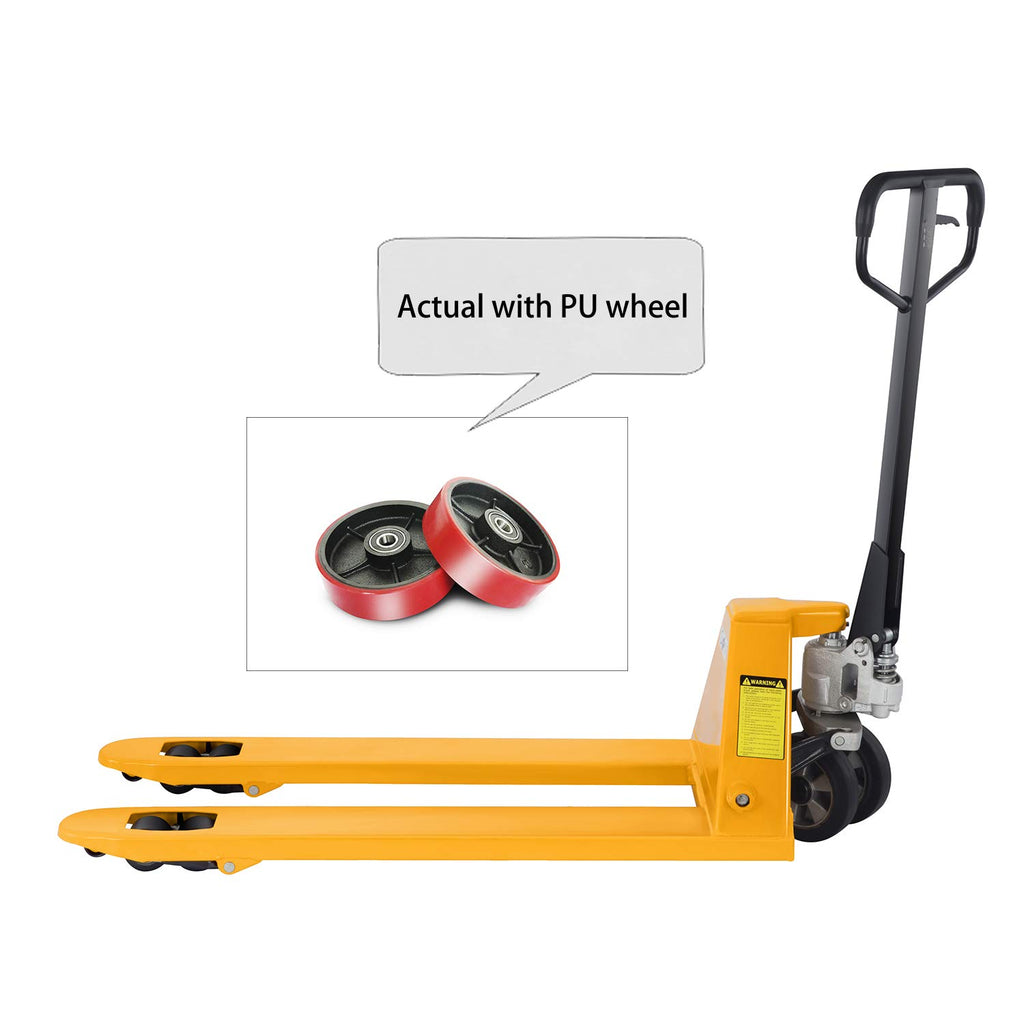 Heavy Duty Pallet Jack Truck 7700lbs Capacity 48 L×27 W B422260