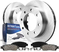 Front Disc Rotors and Brake Pads 4pc Set W52230