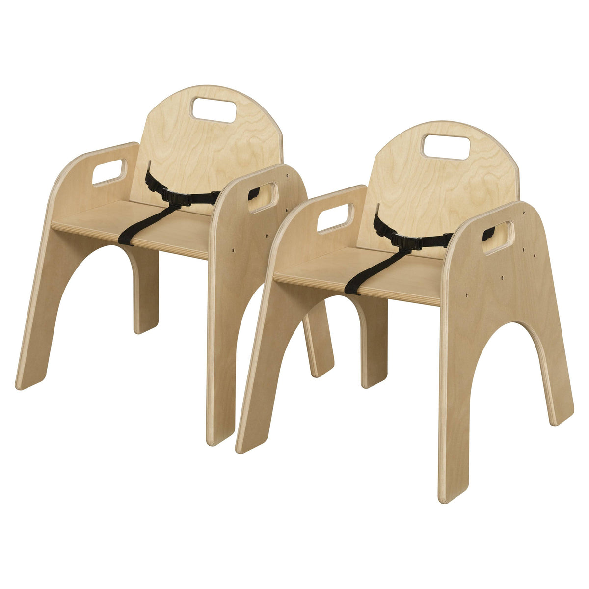 Woodie Chair, 13x22 Seat Height, Carton of 2, Includes Belt Strap W259815