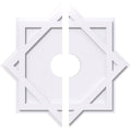 Contemporary PVC Ceiling Medallion Two Piece P5322