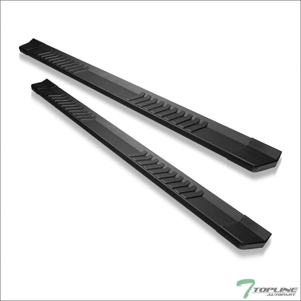 Matte Black Aluminum Side Step Rail Running Boards P8540