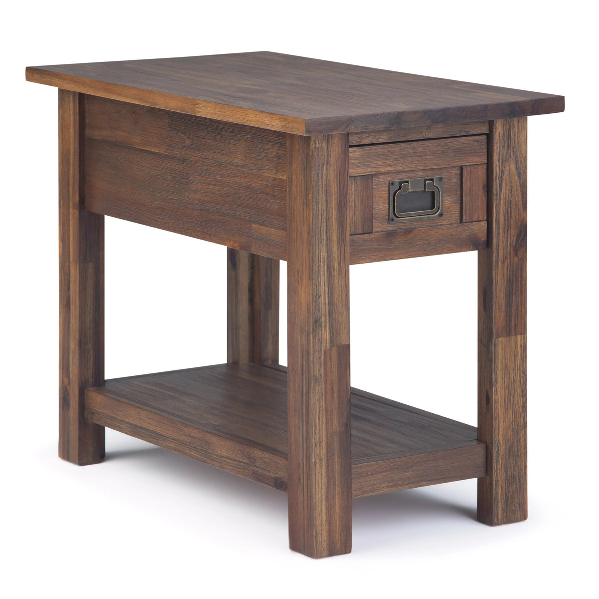 14 inch Wide Rustic Narrow Side Table E45462