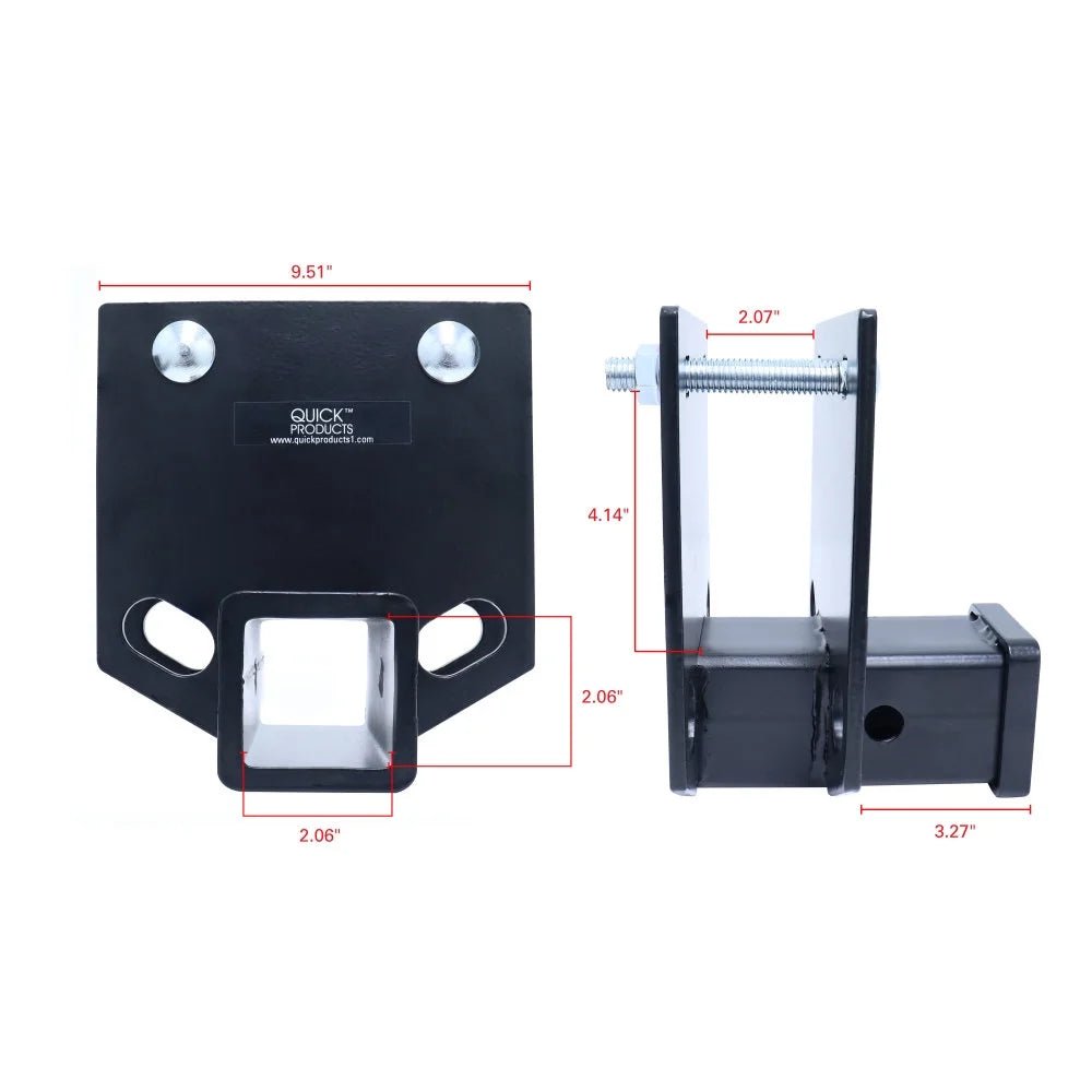 Drop-Down Bumper Receiver Adapter with 2" Receiver E971
