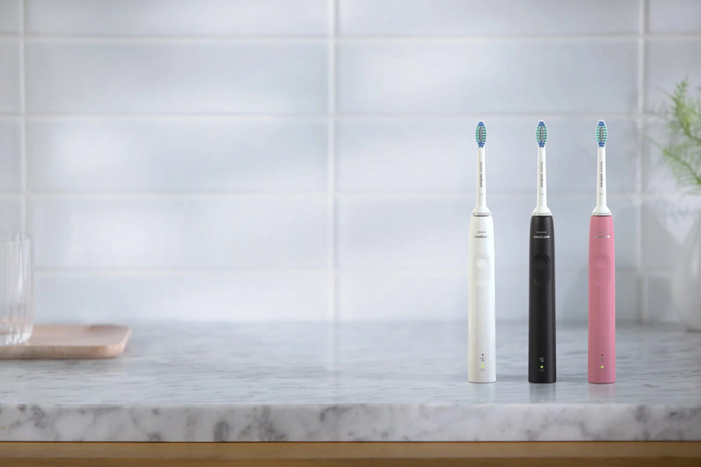Rechargeable Electric Toothbrush with Pressure Sensor D886495