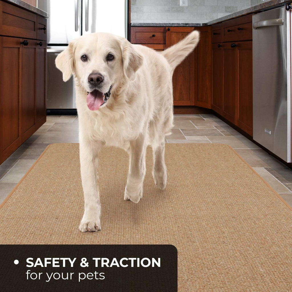 Skid-Resistant Carpet Runner - Pebble Beige - 10 Feet X 36 Inches D50574