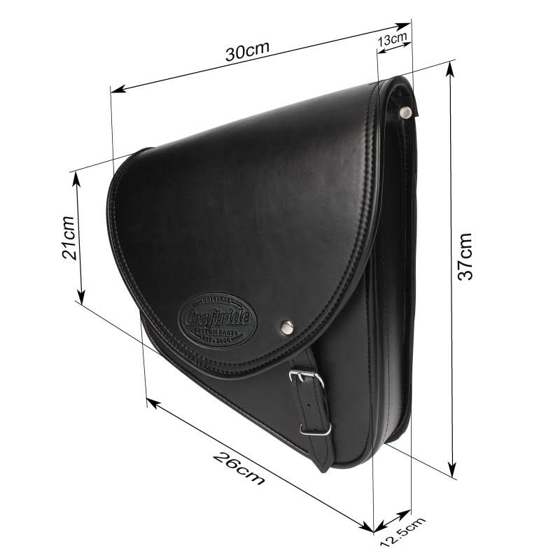 Black Motorbike Saddlebag Side Bag Y27667
