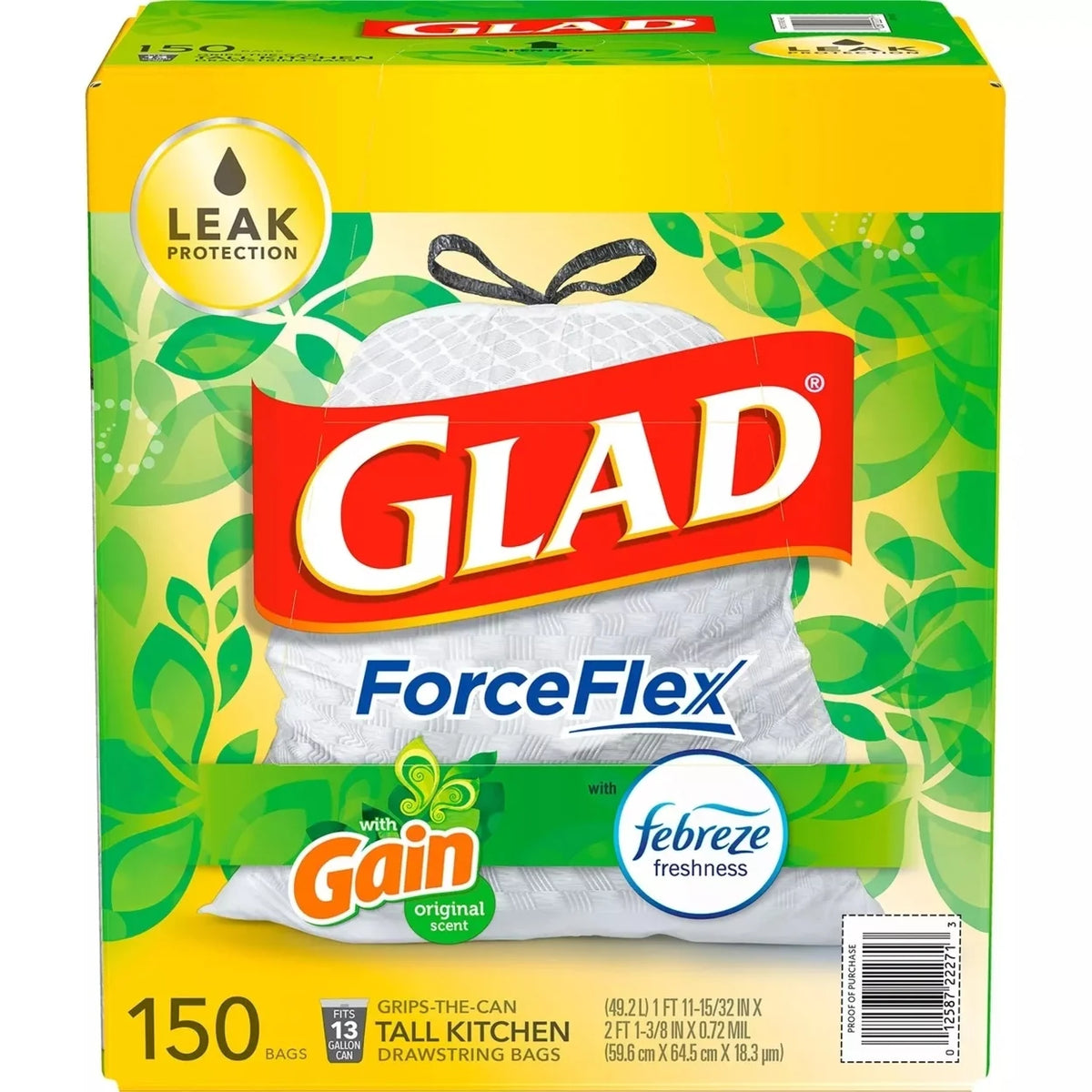 White Trash Bags, Original Scent (13 Gal., 150 Ct.) R400039