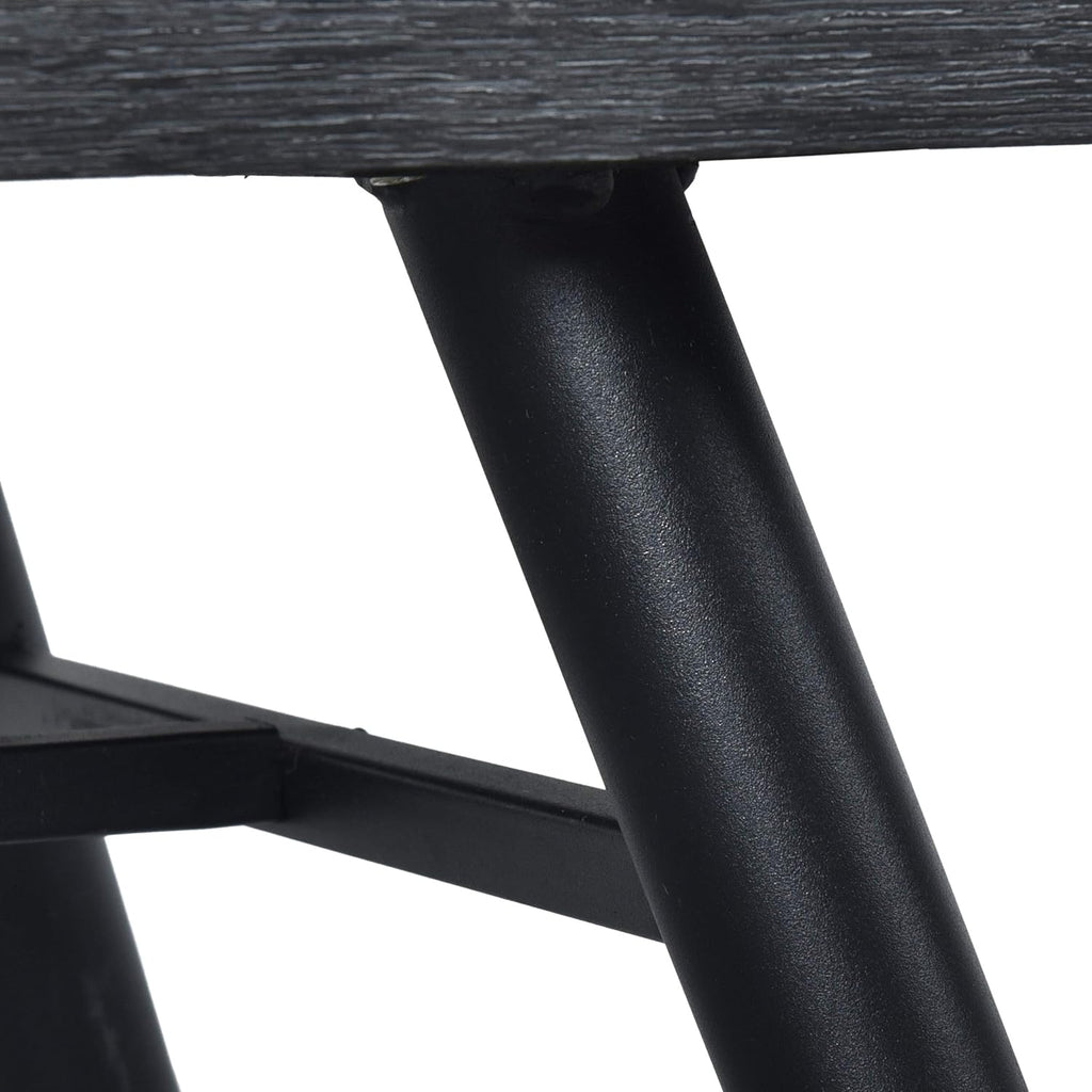 Sonoma Oak Gray Oak Black 6 Shelf Cabinet E91124