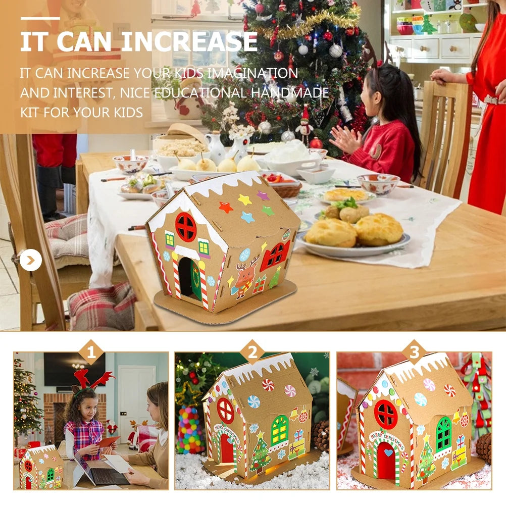 Christmas Cookie Lighted Gingerbread Dining Table Centerpieces DIY Puzzle I90947