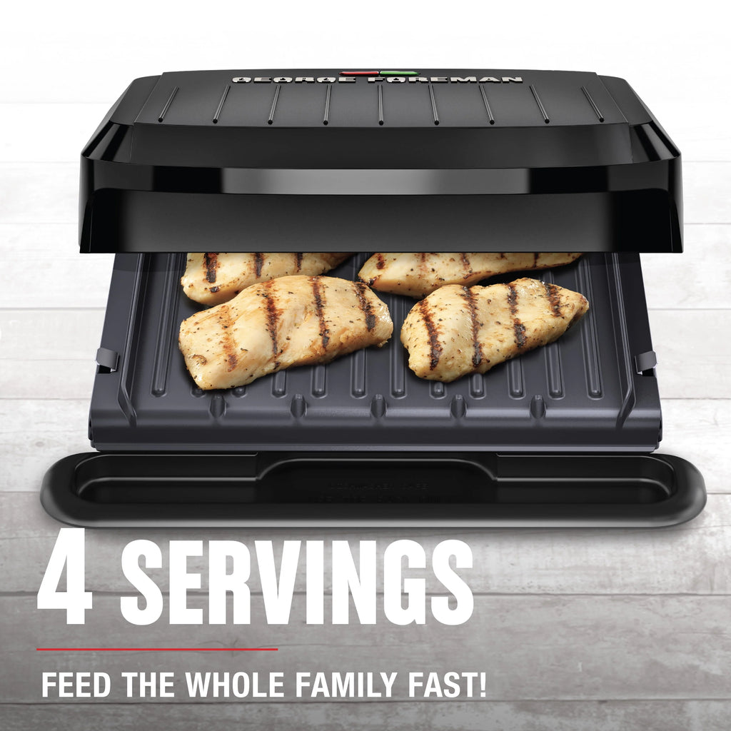 Black Removable Plate Grill and Panini O6028
