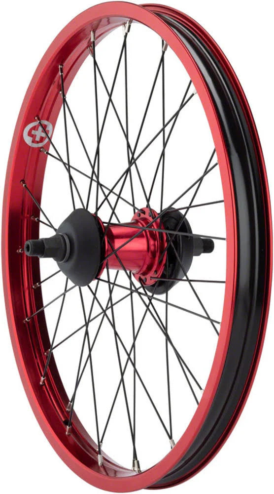 Red Rear Wheel 20 14 x 110mm Rim Brake Freecoaster V499021
