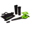 12 Amp 375 CFM Corded Electric Leaf Blower/Mulcher/Vacuum G7802
