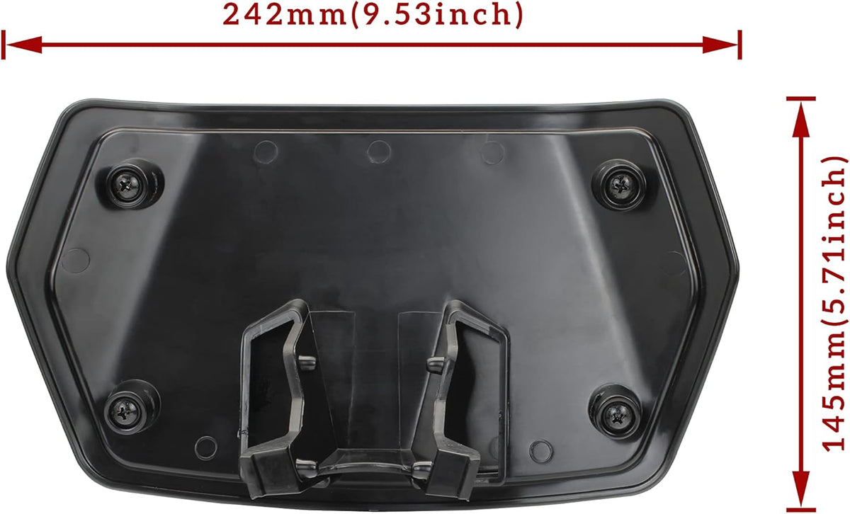 Black Gauge Spoiler Kit for Can-Am Ryker (1PCS, Pack of 2) T991