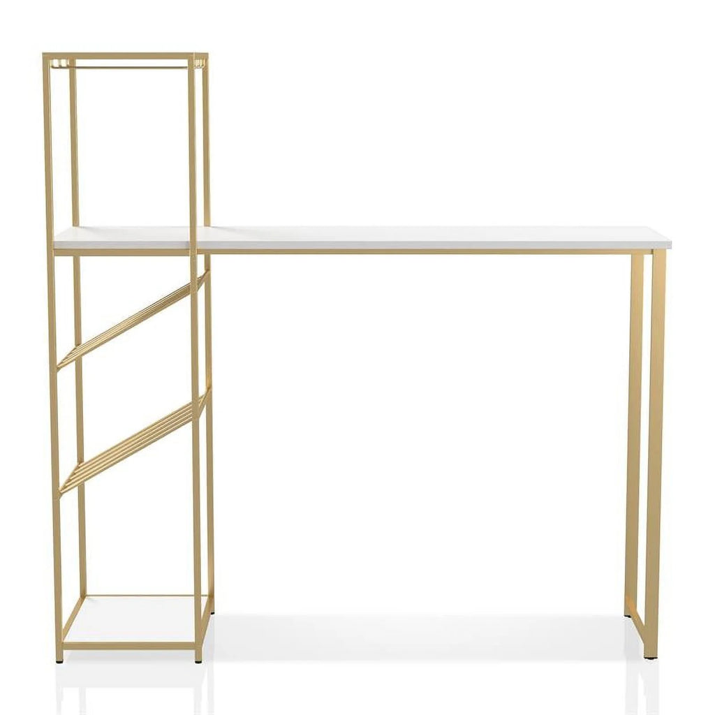 Metal Bar Table with Wine Shelf J5520