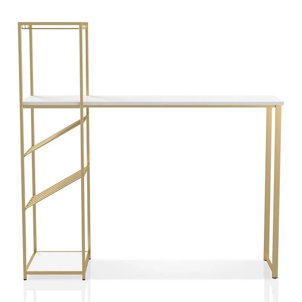 Metal Bar Table with Wine Shelf J5520