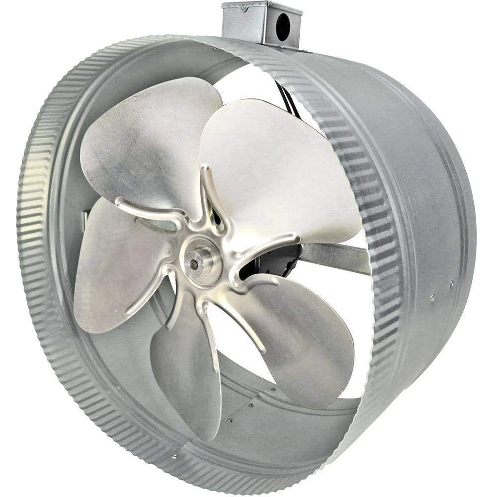 14 in. 4-Pole In-Line Duct Fan with Electrical Box V10262