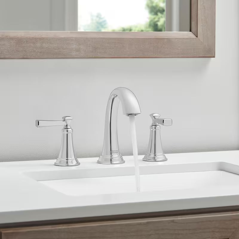 8 in. Widespread 2-Handle Bathroom Faucet in Polished Chrome W67794