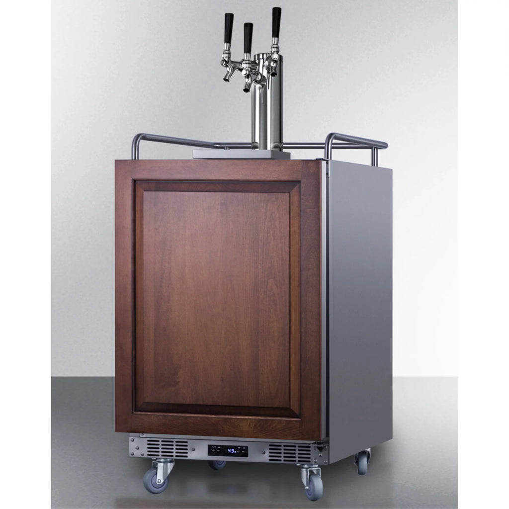 Built-in Undercounter Triple Tap Beer Kegerator Stainless Steel K996702