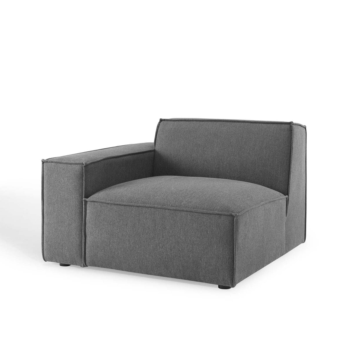 Charcoal Grey Fabric Modular Sofa A5208