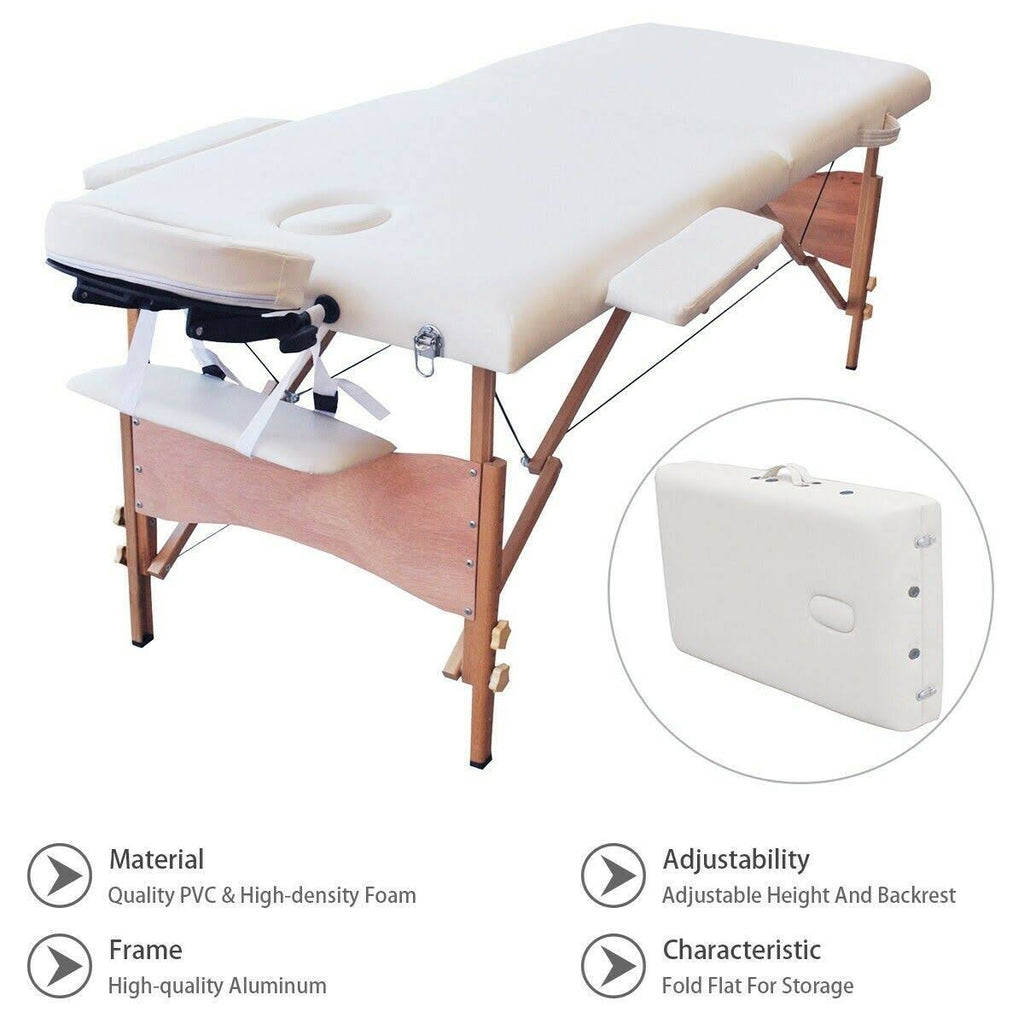 Black Massage Table with Carry Case A744545