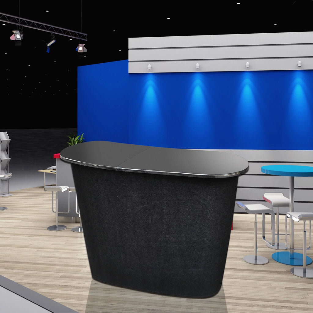 Portable Pop Up Podium Counter Table Stand A9684