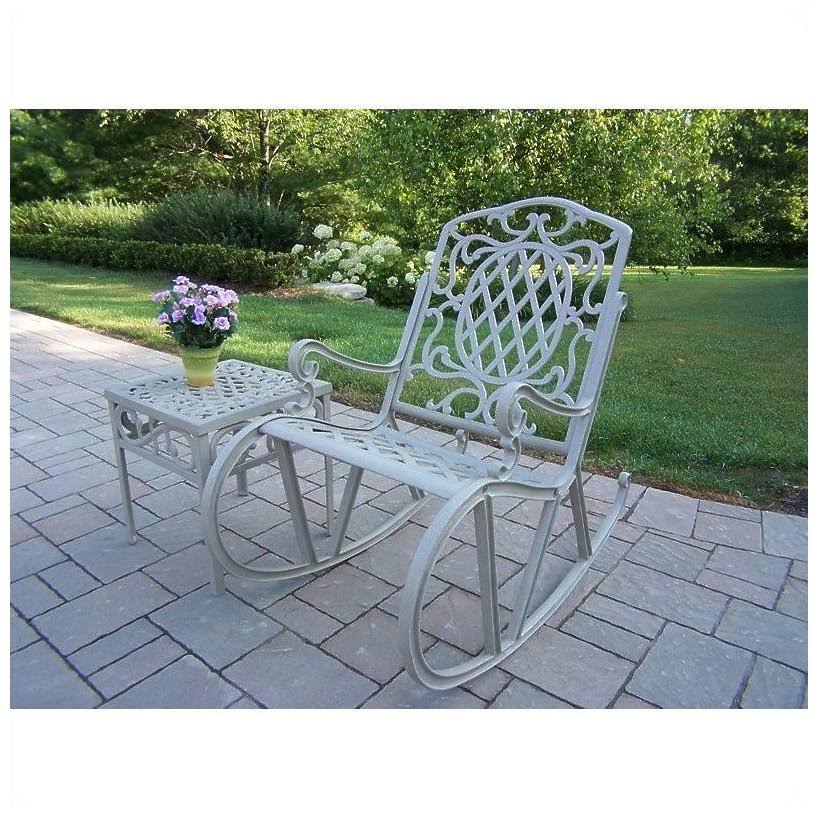 Antique Bronze Cast Aluminium 2 Piece Rocking Set S1216