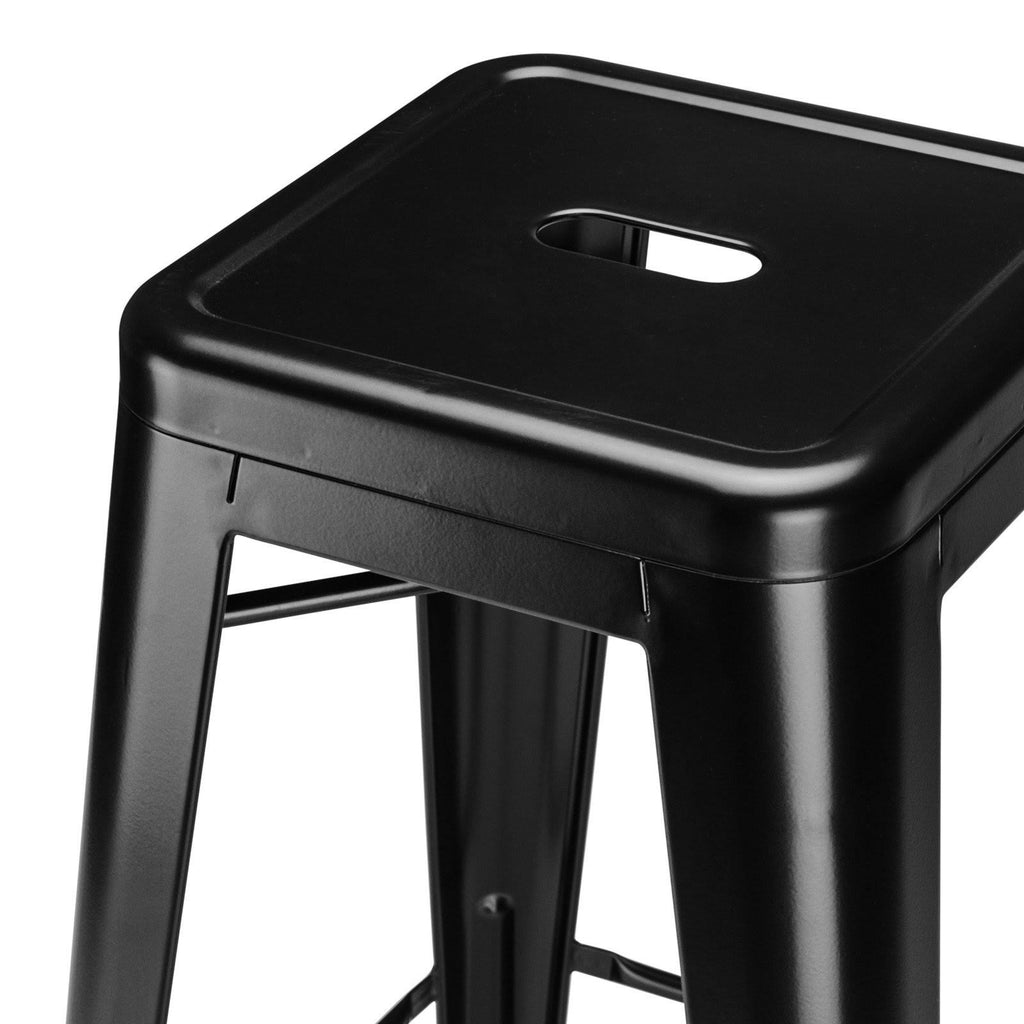Black Bar Stool Set of 4 Q329