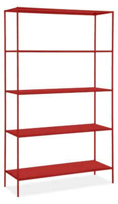 Scarlet Red Slim Bookcase T96533