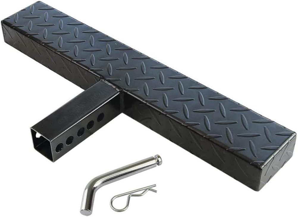 Black Universal Hitch Step for 2 Inch Receivers Pack of 2 B837746