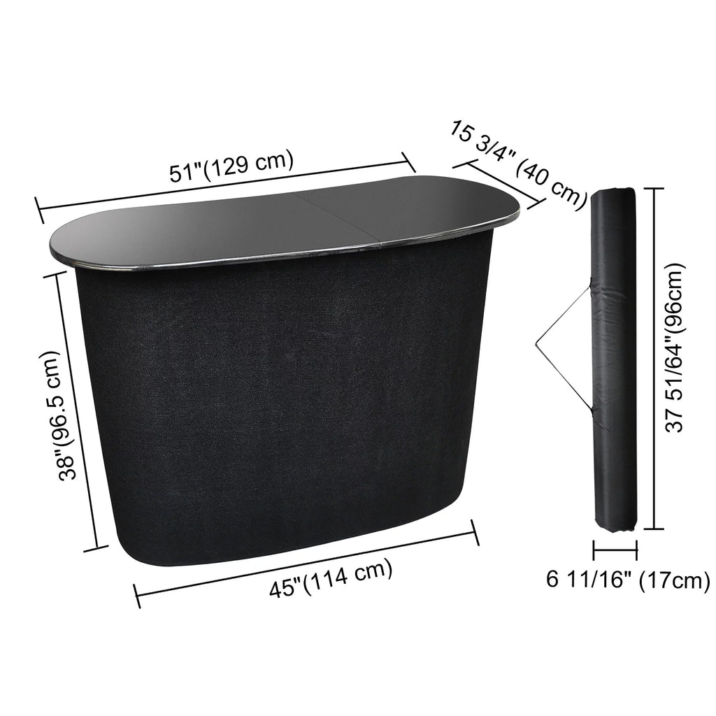 Portable Pop Up Podium Counter Table Stand A9684