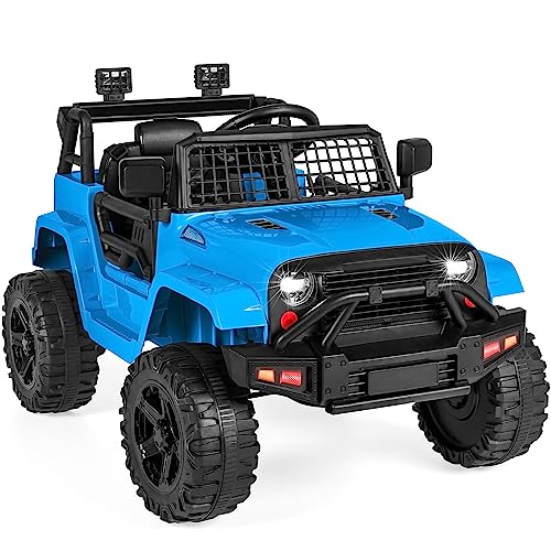 12V Kids Ride On Truck Car with Parent Remote Control Black A763