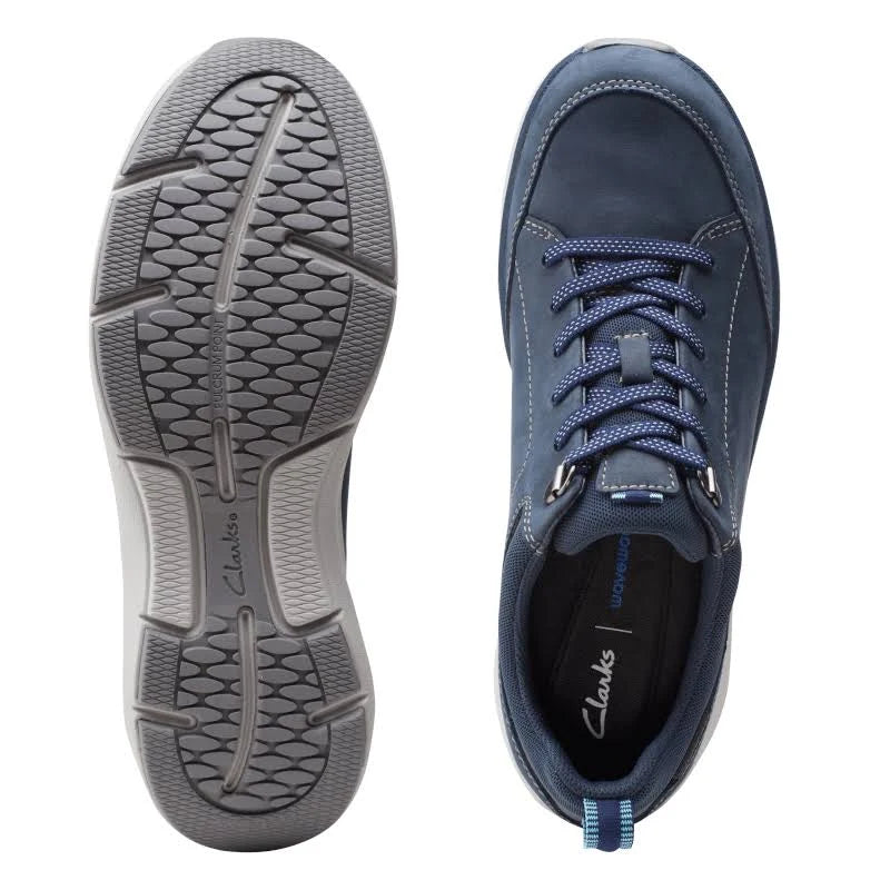 Navy Lace Shoes A467