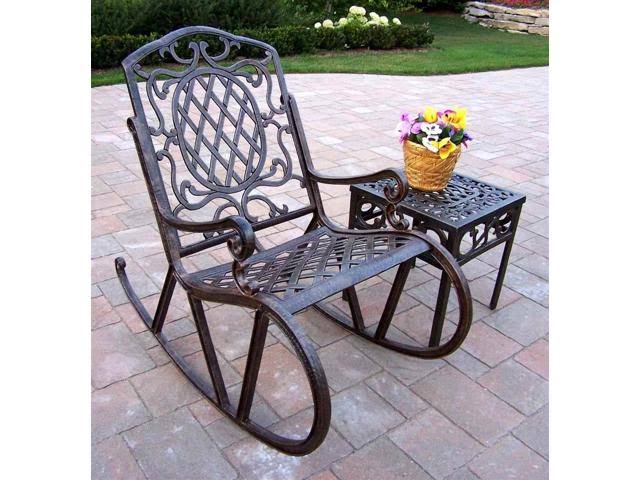 Antique Bronze Cast Aluminium 2 Piece Rocking Set S1216